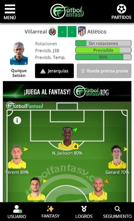 FútbolFantasy Screenshot2