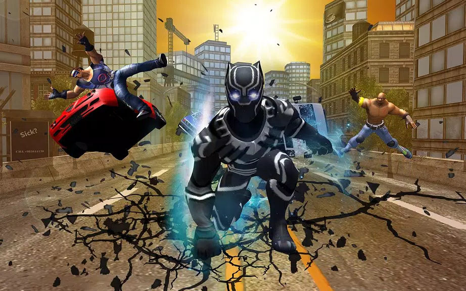 Superhero panther Robot kungfu Screenshot2