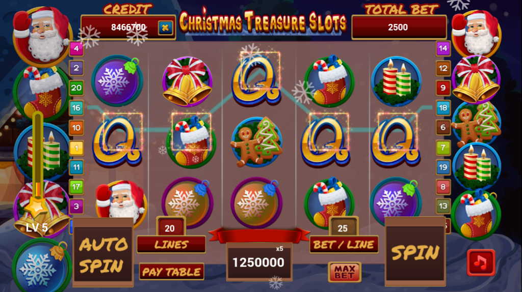 christmas treasure slots Screenshot2