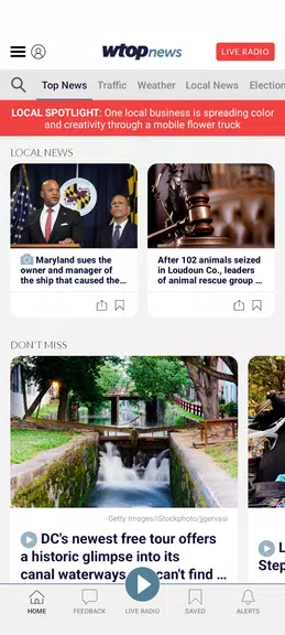 WTOP News: DC, MD and VA News Screenshot1