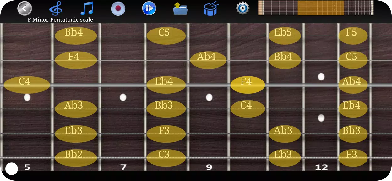 Guitar Scales & Chords Screenshot2