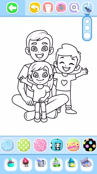 Family Love Coloring Book Screenshot1