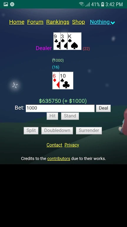 Blackjack Evolved Screenshot2