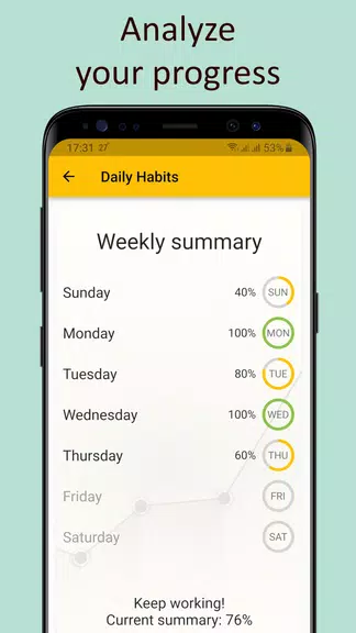 Daily activities tracker Screenshot3