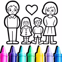 Family Love Coloring Book APK