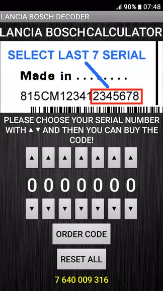 Bosch Lancia Radio Code Decode Screenshot2