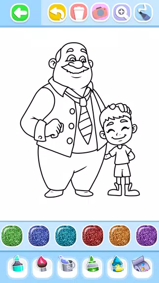 Family Love Coloring Book Screenshot2