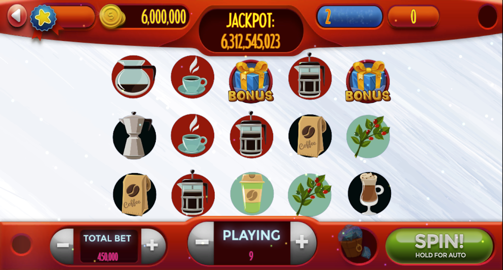 Coffee-Slot Machine Games Screenshot1