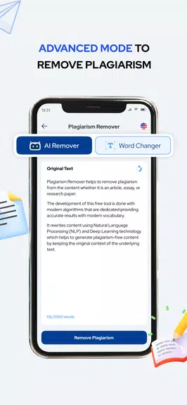 Plagiarism Remover: AI Rewrite Screenshot2