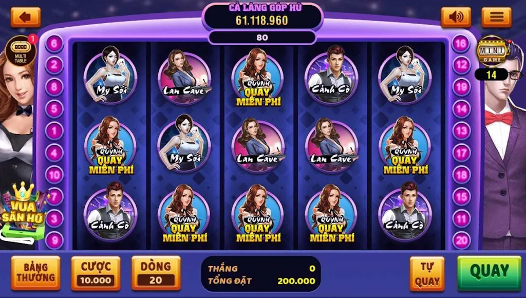 VinVip - No Hu, Xeng, Slots phat loc Screenshot3