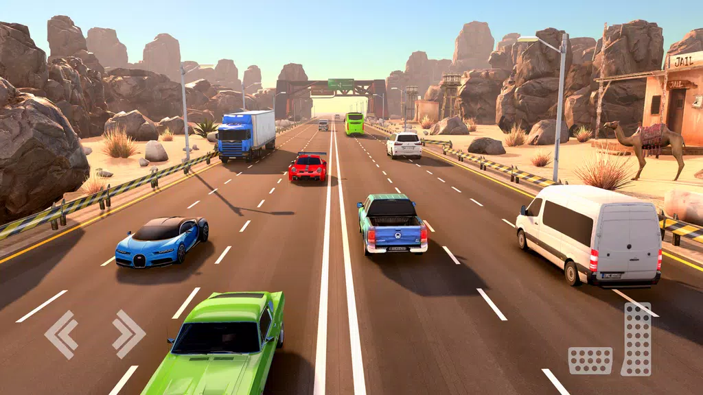 Real Highway Car Racing Games Screenshot2