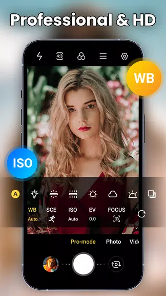 Camera for Android: Pro Camera Screenshot3