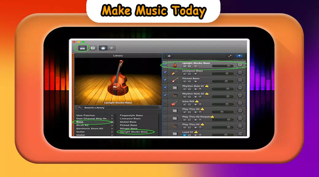 GarageBand Music in studio Clue Screenshot1