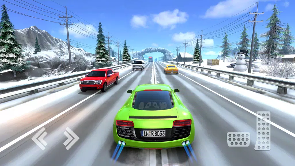 Real Highway Car Racing Games Screenshot3