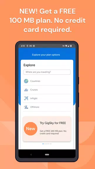 GigSky: Buy eSIM Online Screenshot1