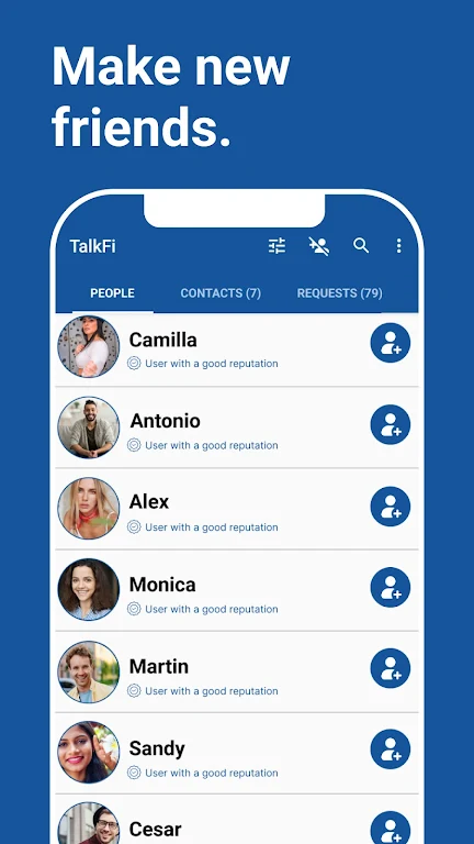 TalkFi - Make Friends App Screenshot7