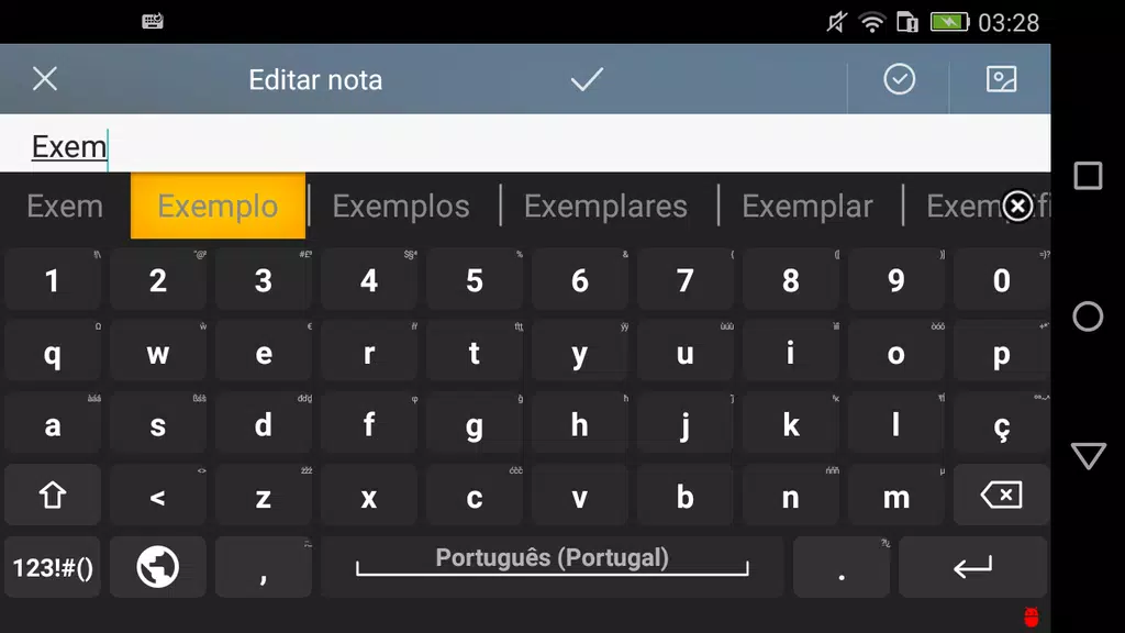 Portuguese for AnySoftKeyboard Screenshot2