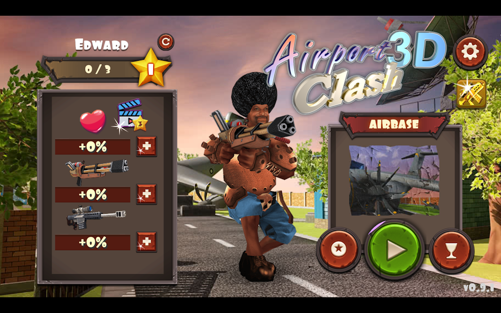 Airport Clash 3D - Minigun Sho Screenshot1