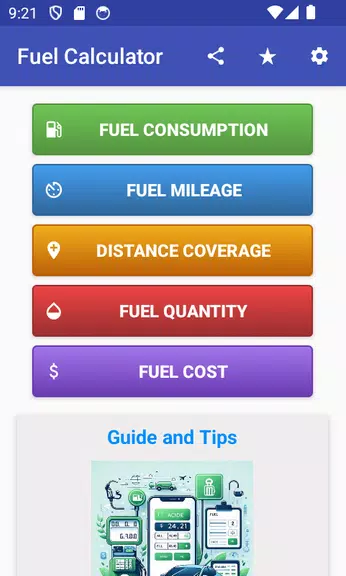 Fuel Calculators Screenshot1