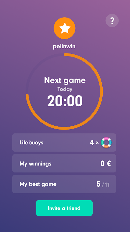 Primetime - Live Quiz Game Screenshot1