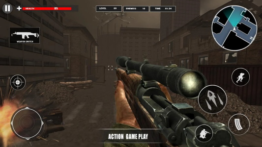 Gun War Fire Duty: WW2 Shooter Screenshot4