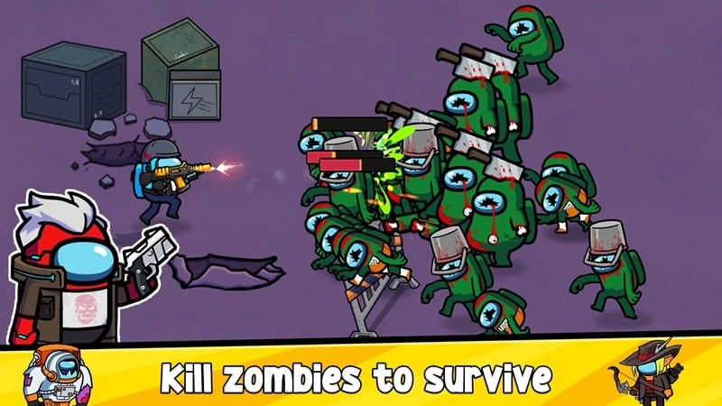 Impostors vs Zombies: Survival Screenshot2