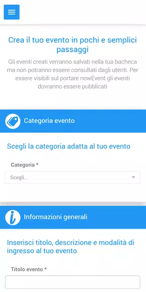 nowEvent - L'app a misura di evento Screenshot4