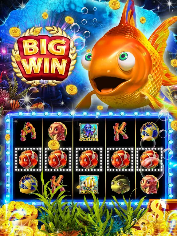 Goldfish Slots: Free Golden Casino Slot Machines Screenshot1