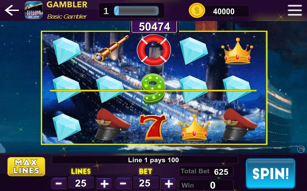 Titanic Mystery Slot - Casino Treasure Screenshot1