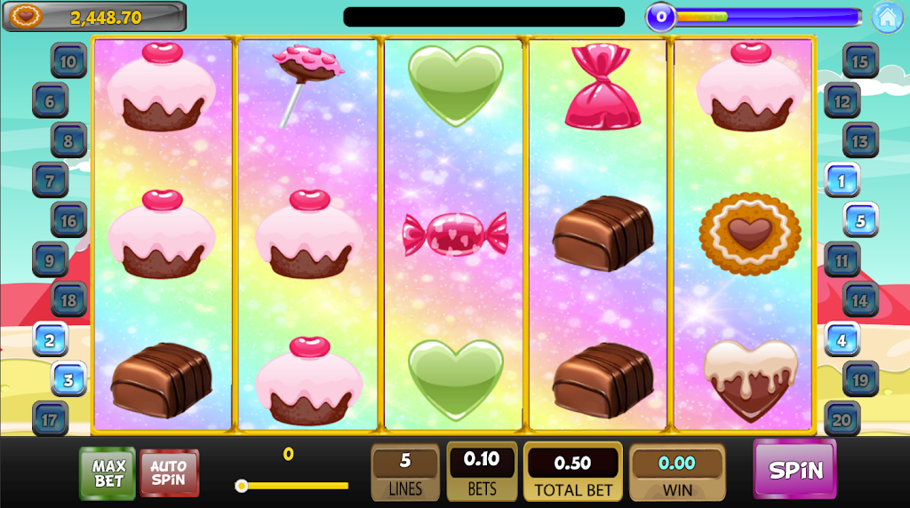 Candy Sweet Slot machine Screenshot2