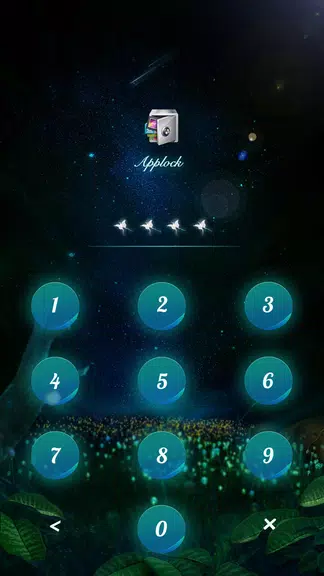 AppLock Theme Flying Butterfly Screenshot2