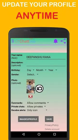 ChattUSA-100% Free Dating App OLD VERSION Screenshot2