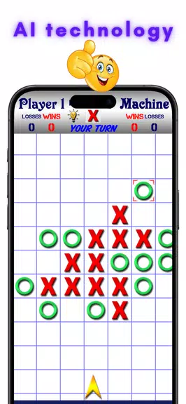 TicTacToe AI - 5 in a Row Screenshot1