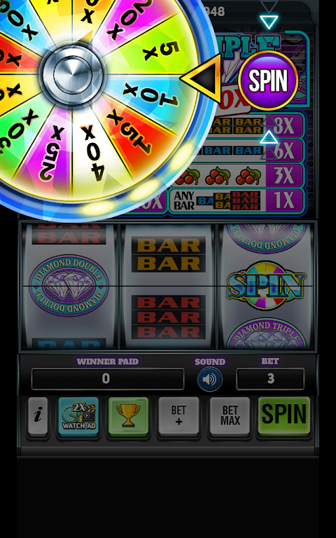 Diamond Deluxe Casino - Free Slot Machines Screenshot1