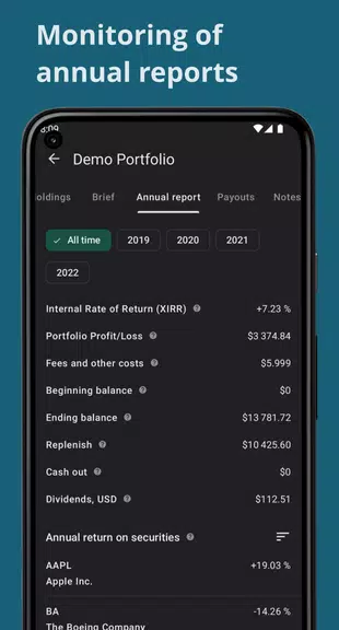 Investing portfolio tracker Screenshot4