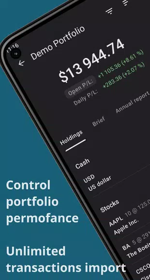 Investing portfolio tracker Screenshot1