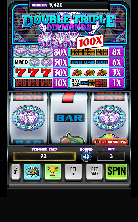 Diamond Deluxe Casino - Free Slot Machines Screenshot3