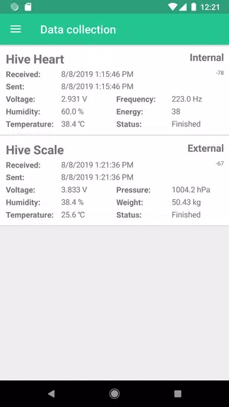 Bee Hive Monitoring Gateway Screenshot2