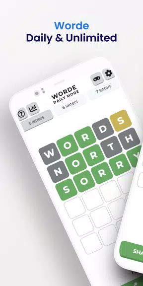 Worde - Daily & Unlimited Screenshot1