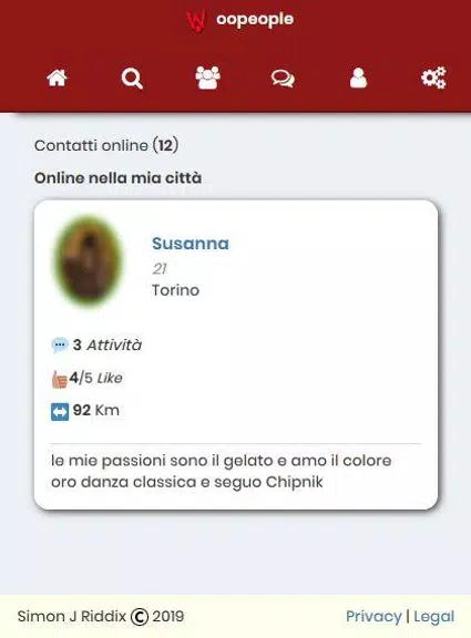 WooPeople Social Incontri Screenshot1