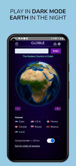 Globle - Country Guess Game Screenshot3