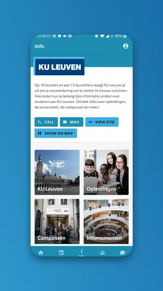 KU Leuven events Screenshot2