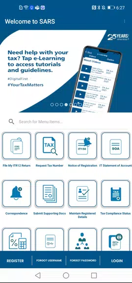 SARS Mobile eFiling Screenshot4