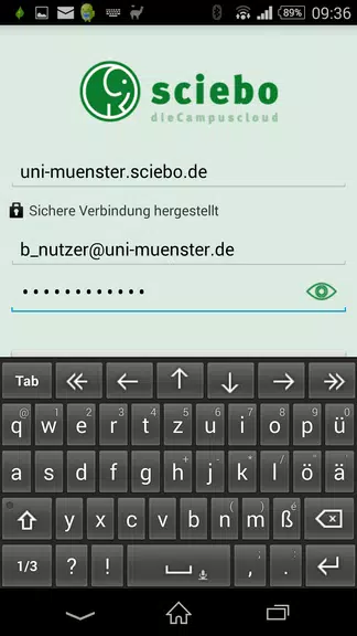 sciebo Screenshot1