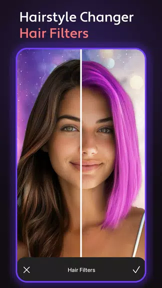 Cosmo Hair Editor, Face Filter Screenshot1