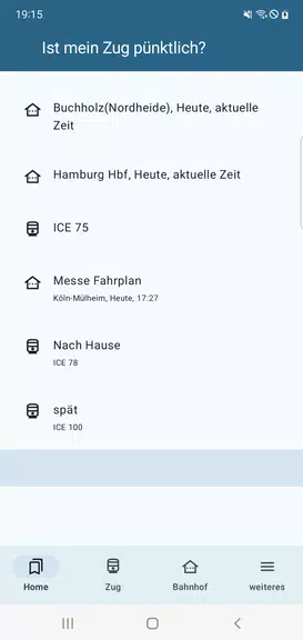 Ist mein Zug pünktlich? Screenshot3