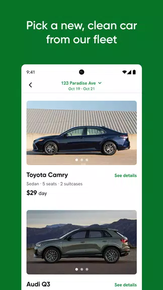 Kyte - Rental cars, your way. Screenshot3