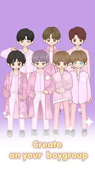 MYIDOL (#Dress up #BoyGroup #k Screenshot1