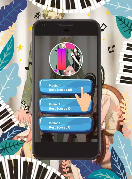 Piano Tiles Anime Spy X Family Screenshot1