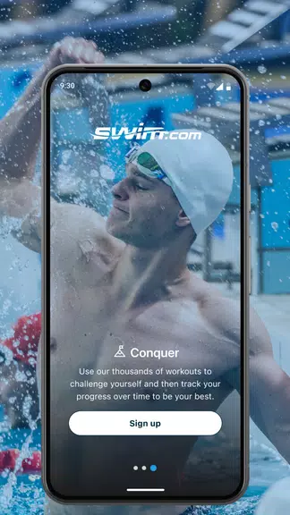 Swim.com: Workouts & Tracking Screenshot1